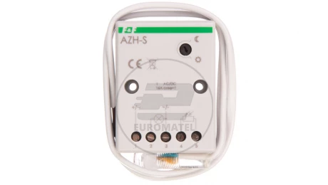 Automat zmierzchowy z zewnętrzną sondą hermetyczną 2-1000lx 12V 16A AZH-S-12V