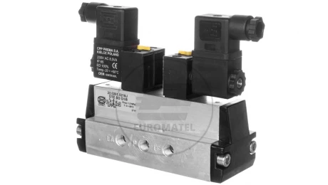 Zawór rozdzielający 230V AC 1MPa DTE 5/2 G1/8 22.0201.5218J