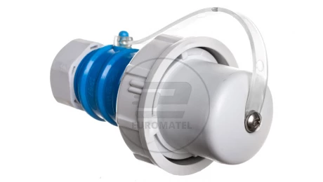 Wtyczka przenośna z/u Uni-Schucko 16A 230V IP67 - kolor niebieski 736