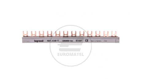 Szyna łączeniowa 3P 63A 10mm2 widełkowa (12 mod.) BI3-10-12 404917