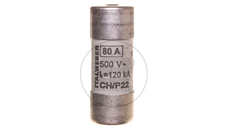 Wkładka bezpiecznikowa cylindryczna 22x58mm 80A gG 500V CH22/P /z wybijakiem/ 006711013