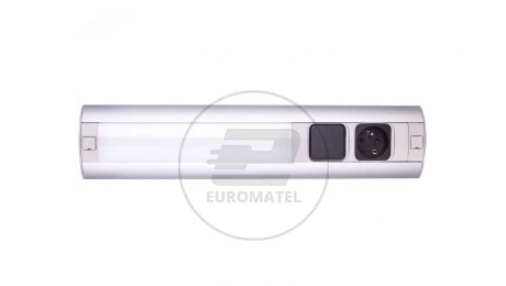 Gniazdo meblowe pojedyncze z oświetleniem LED OR-AE-1317