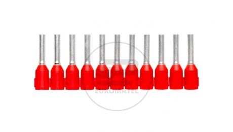 Końcówka tulejkowa 1mm2 czerwona izolowana AI 1,0-8 RD-S 1212523 /1000szt./