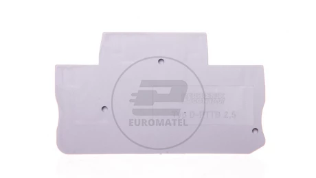 Ścianka końcowa 2,2x68mm szara D-PTTB 2,5 3211634 /50szt./