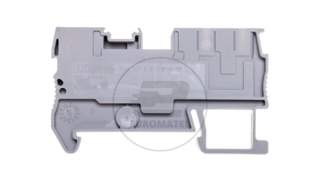 Złączka szynowa 4-przewodowa 4mm2 szara PT 2,5-TWIN/1P 3209633