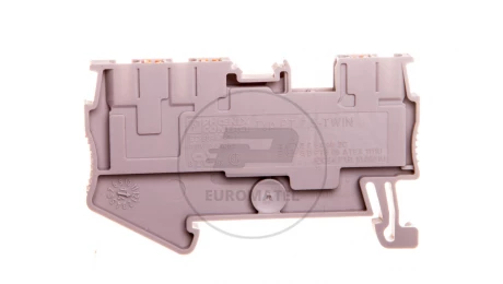 Listwa zaciskowa przepustowa 3-przewodowa 0,14-4mm2 szara PT 2,5-TWIN 3209549