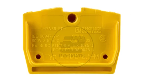 Złączka przelotowa 2,5mm2 żółta MSDB 2,5-M YE 3244290 /50szt./