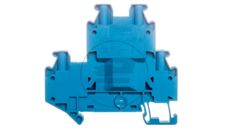 Złączka szynowa 2-piętrowa 0,14-4mm2 niebieska UTTB 2,5 BU 3044649
