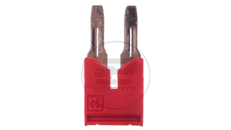 Mostek wtykowy do UT-6 2-biegunowy 8,2mm czerowny FBS 2-8 3030284 /10szt./