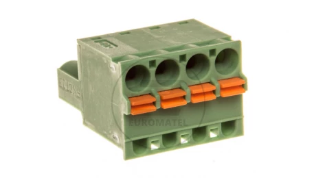 Złączka wtykowa do płytek drukowanych 0,2-2,5mm2 zielona FKCT 2,5/ 4-ST 1909236 /100szt./