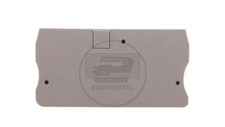 Ścianka końcowa 69,5x2,2x36mm szara D-ST 6 3030433 /50szt./