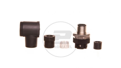 Złącze wtykowe kątowe 4P M12 kod A Pg7 4-6mm SACC-M12MR-4CON-PG7-M 1681101