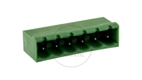 Gniazdo pinowe 6P 320V 12A zielone MSTBVA 2,5/ 6-G 1755558