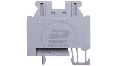 Złączka przelotowa 6mm2 szara MBK 6/E 0552024 /50szt./