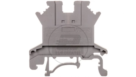 Złączka szynowa przepustowa 2-przewodowa 0,2-4mm2 szara UK 2,5 N 3003347 /50szt./