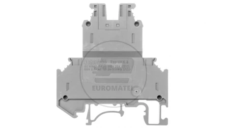 Listwa zaciskowa przepustowa 2-piętrowa 4-przewodowa 0,2-4mm2 szara UKK3 2770011