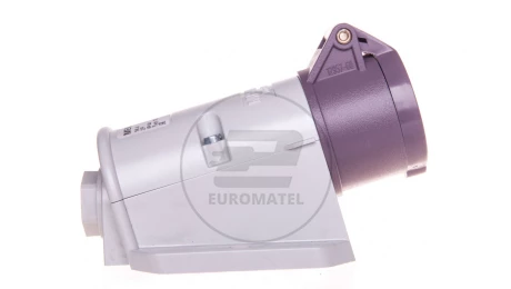 Gniazdo stałe 2P 16A 24V fioletowe IP44 1825 MEN1825