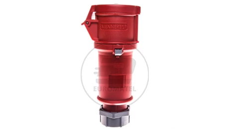 Gniazdo przenośne 4P 32A 400V czerwone IP44 ProTOP 126 MEN126