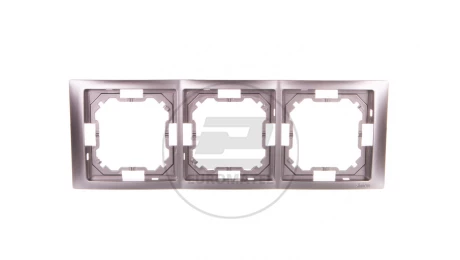 Simon Basic Neos Ramka potrójna stal inox BMRC3/21