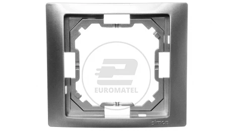Simon Basic Neos Ramka pojedyncza stal inox BMRC1/21