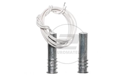 Czujka kontaktronowa systemu alarmowego wpuszczana magnetyczna z rezystorem 1,1 kOhm metalowa K-3 2E