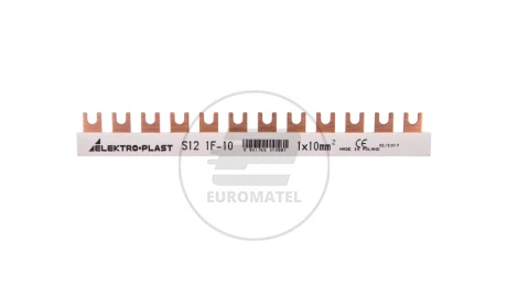Szyna łączeniowa 1P 63A 10mm2 widełkowa 1F S12 1F-0 45.102