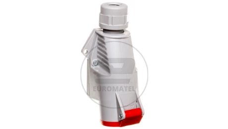 Gniazdo izolacyjne stałe 4P 16A 400V czerwone IP44 2627-126