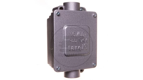 Puszka odgałęźna metalowa 5-torowa 6mm2 2 wejścia IP55 022