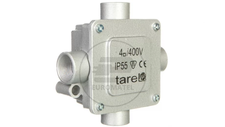 Puszka odgałęźna metalowa 5-torowa 4mm2 4 wejścia P16 IP55 021