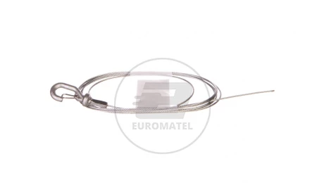 Zawiesie linkowe z hakiem 1,5mm 2m SLK15L2 196509