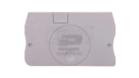 Pokrywa zamykająca 2,2x48,6x36,5mm szara D-ST 2,5 3030417 /50szt./