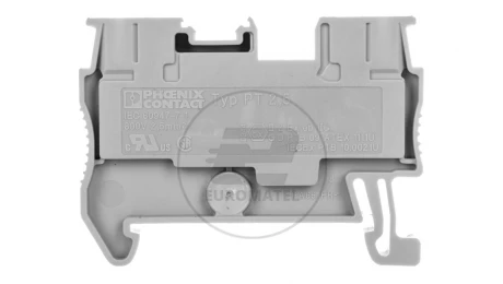 Złączka szynowa 2-przewodowa 2,5mm2 szara PT 2,5 3209510