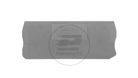 Pokrywa zamykająca 2,2x71x29mm szara D-ST 4-TWIN 3030491 /50szt./