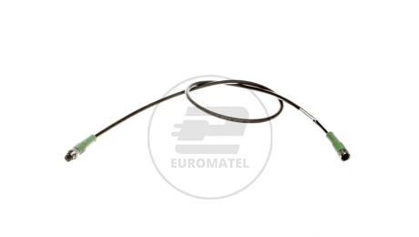 Kabel do czujników 3P 0,6m wtyczka M8 gniazko M8 SAC-3P-M 8MS/6,0-PUR/M 8FS 1681910