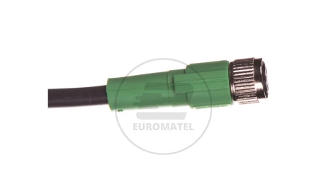 Kabel do czujnika 3P 5m wolny koniec przewodu gniazdo proste M8 SAC-3P- 5,0-PUR/M 8FS 1669628