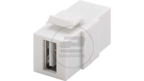Keystone moduł USB 2.0 - gniazdo USB-A &gt; gniazdo USB-A 79909