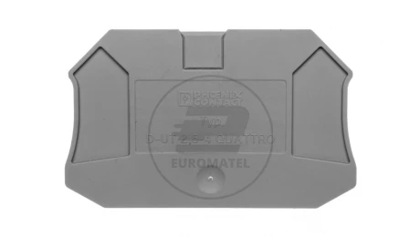 Ściana końcowa 2,2x65,4x47,5mm szara D-UT 2,5/4-QUATTRO 3047170 /50szt./