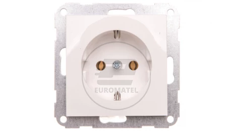 Fiorena Gniazdo pojedyncze SCHUKO 16A 250V białe 22000502
