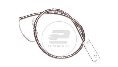 Czujka magnetyczna kontaktron w metalowej obudowie przewody w osłonie B-3A
