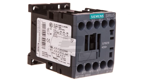 Stycznik mocy 9A 4P 24V DC 0Z 0R S00 3RT2316-1BB40