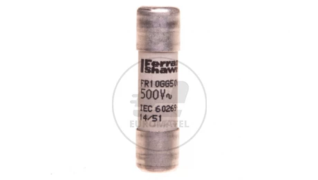 Wkładka bezpiecznikowa cylindryczna 10x38mm 6A gG 500V DF2CN06