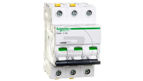 Wyłącznik nadprądowy 3P C 16A 10kA AC iC60H-C16-3 A9F07316