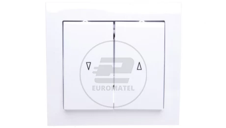 KIER Łącznik żaluzjowy biały ŁP-7W/00