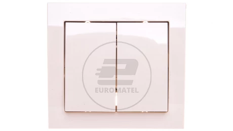 KIER Łącznik schodowy podwójny beżowy ŁP-10W/01