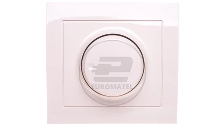 KIER Ściemniacz przyciskowo-obrotowy /żarowy i halogenowy/ beżowy ŁP-8W/01
