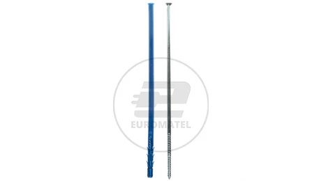 Kołek ramowy fi10 z wkrętem krzyżowym 10x300 R-FF1-N-10L300 /10szt./