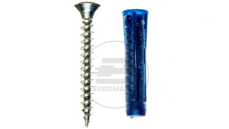 Kołek uniwersalny 5x25 z wkrętem 3,5x30 4ALL-05+3530 /50szt./