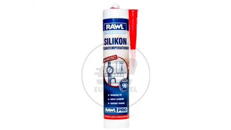 Silikon wysokotemperaturowy 380C czerwony 300ml R-SL-TK-05