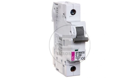 Wyłącznik nadprądowy 1P C 20A 6kA AC ETIMAT 6 002141517