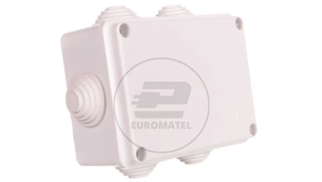 FAST-BOX Puszka natynkowa hermetyczna 110x80x50mm IP55 biała 0244-00